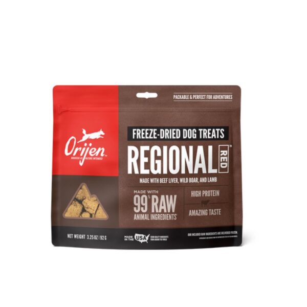 CPF ORIJEN DOG TREAT FOOD /REGIONAL RED