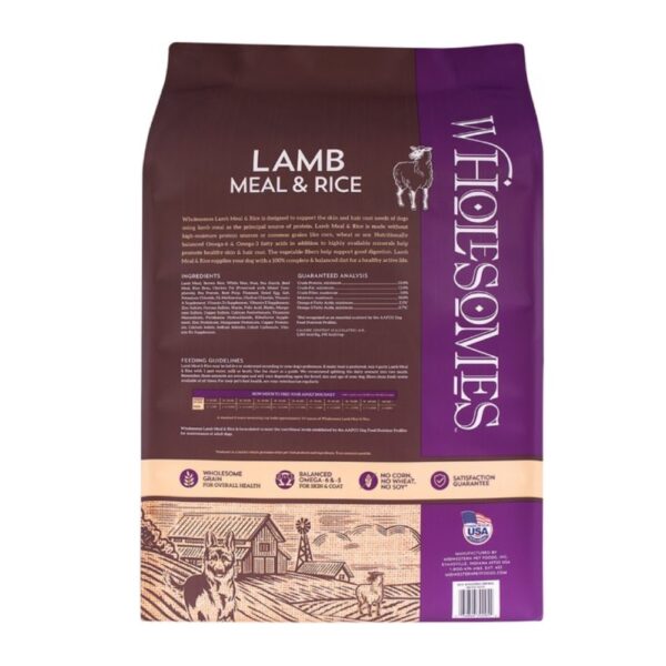 Wholesomes with Lamb Meal & Rice - Image 2