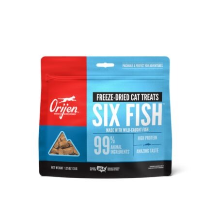 CPF ORIJEN CAT TREAT FOOD / SIX FISH