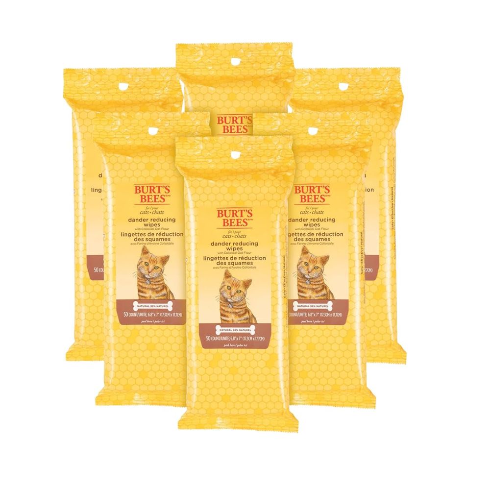 Burt's Bees Cat Dander Reducing Wipes 50 Count 5